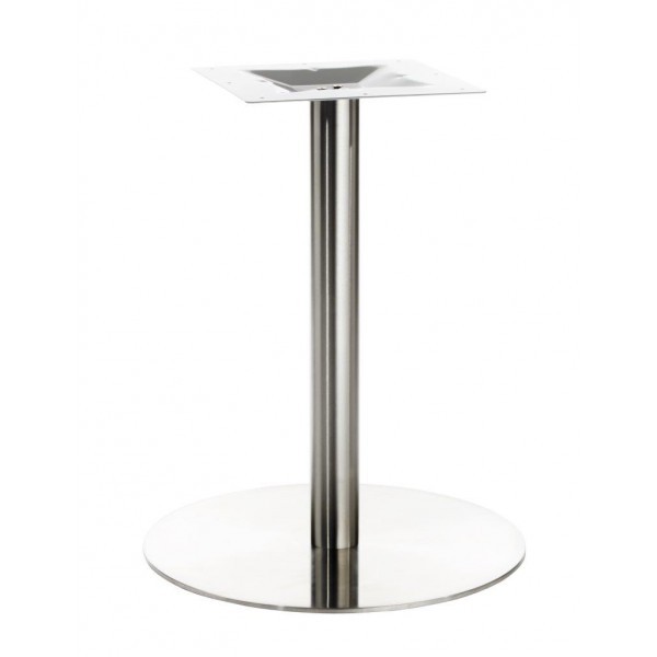 Stainless Steel Contemporary Round Base