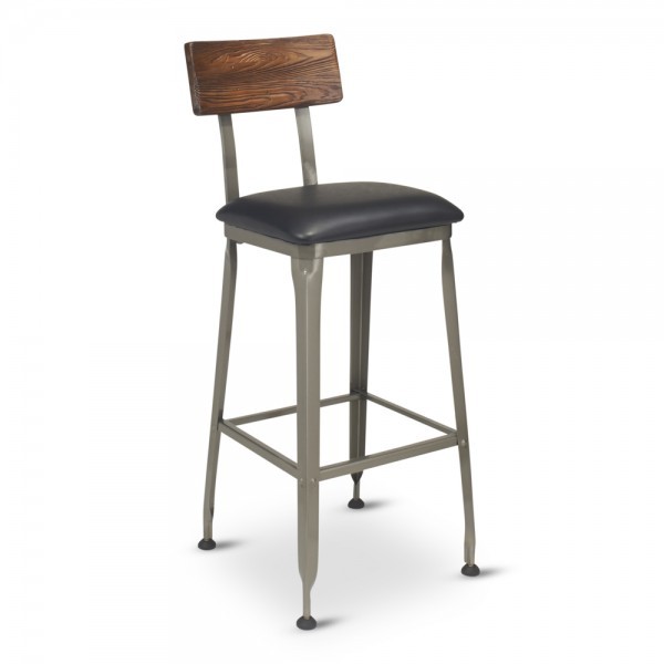 Industrial Reclaimed Metal Barstool
