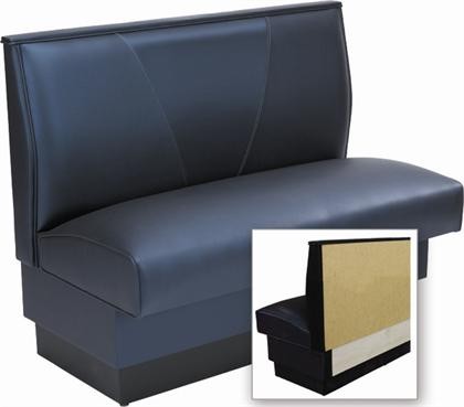 V-Shape Back Booth