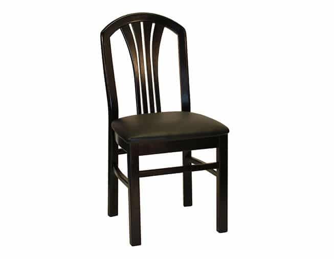 Wood Fan Back Chair